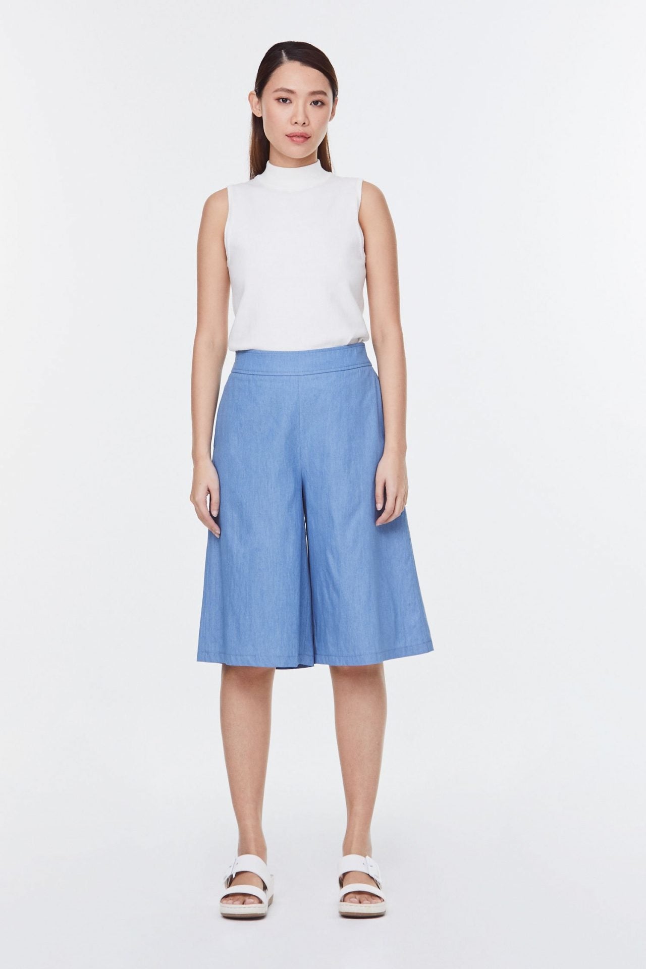 9494 light denim culottes