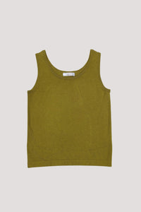 9507 OLIVE SLEEVELESS TOP