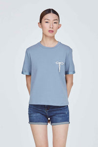 9521 GREY BLUE TOP