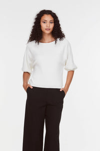 9646 RAGLAN KNIT BLOUSE CREAM