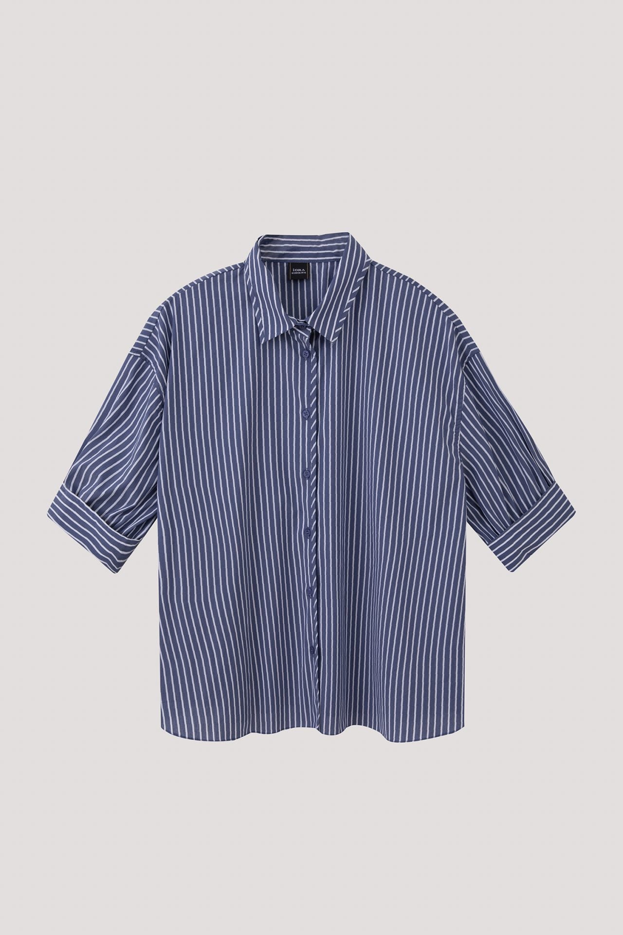 AB 10584 STRIPED SHIRT DENIM STRIPE