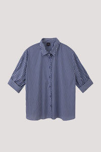 AB 10584 STRIPED SHIRT DENIM STRIPE