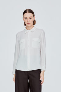 AB 11000 BASIC POCKETED SHIRT CREAM (1)