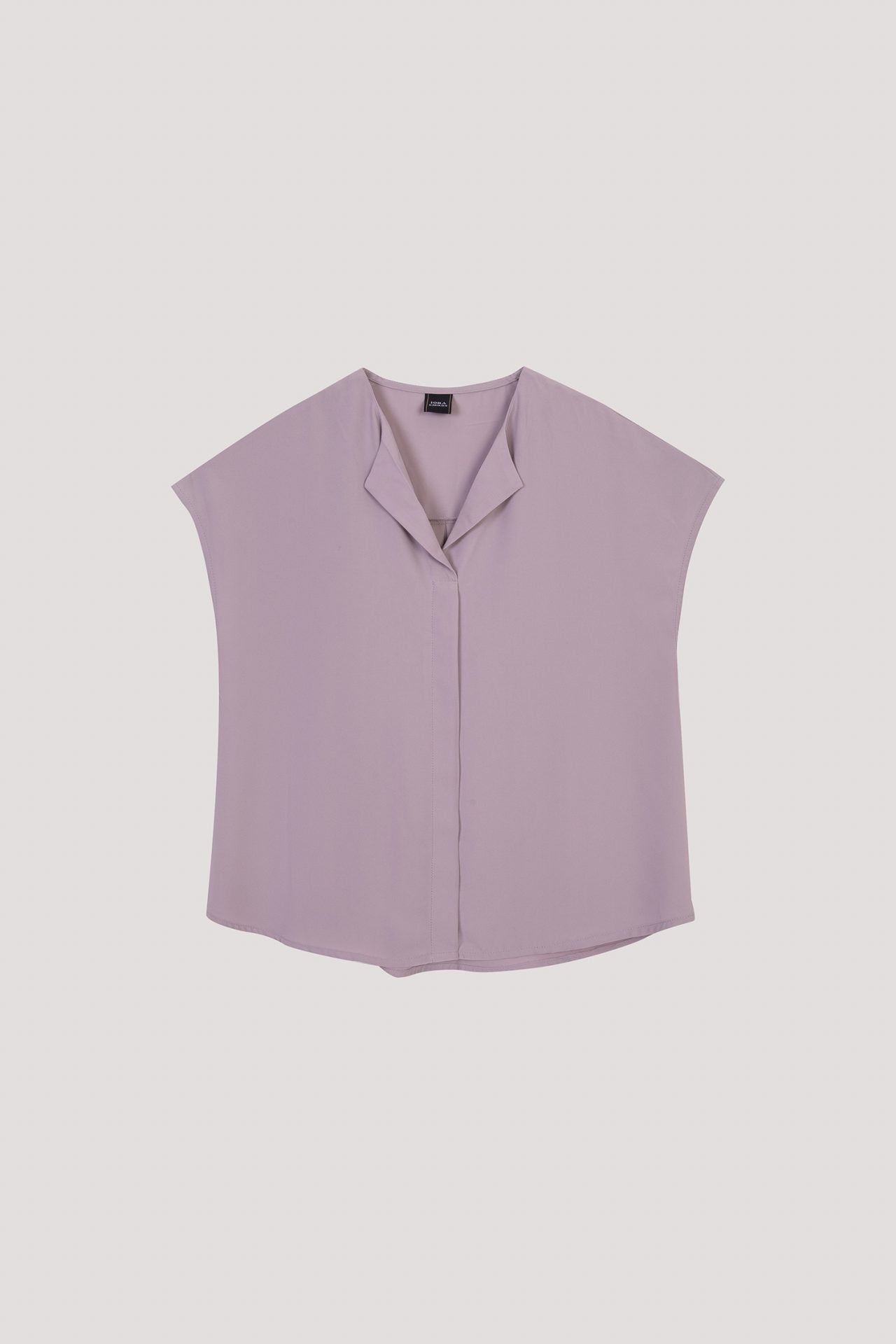 AB 8660 FLAP COLLAR MAGYAR TOP LIGHT GREY