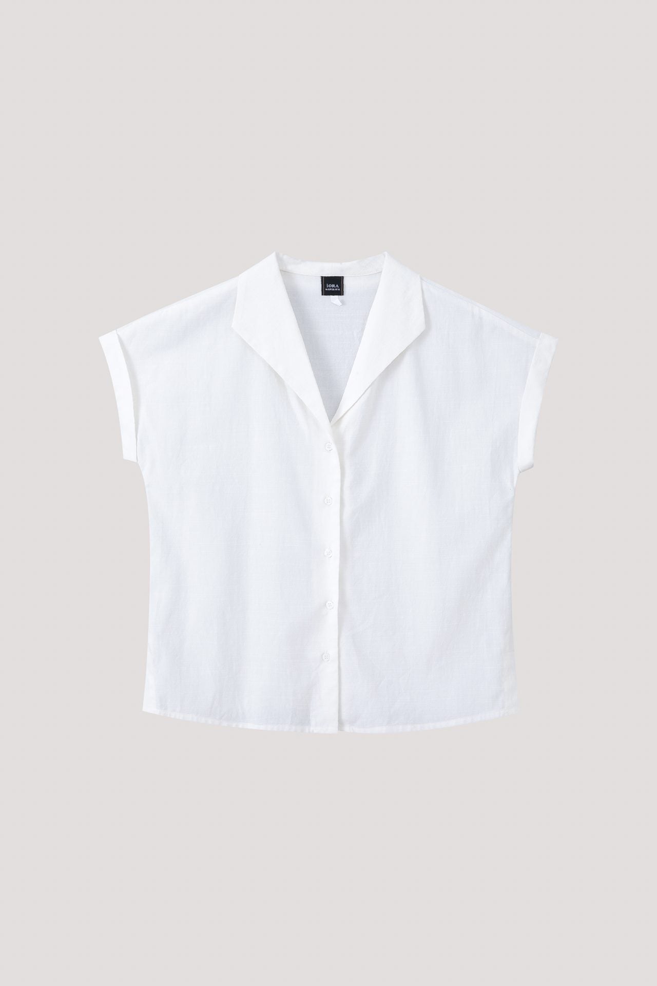 AB 9403 V-COLLAR BLOUSE CREAM
