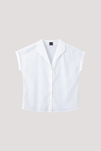 AB 9403 V-COLLAR BLOUSE CREAM
