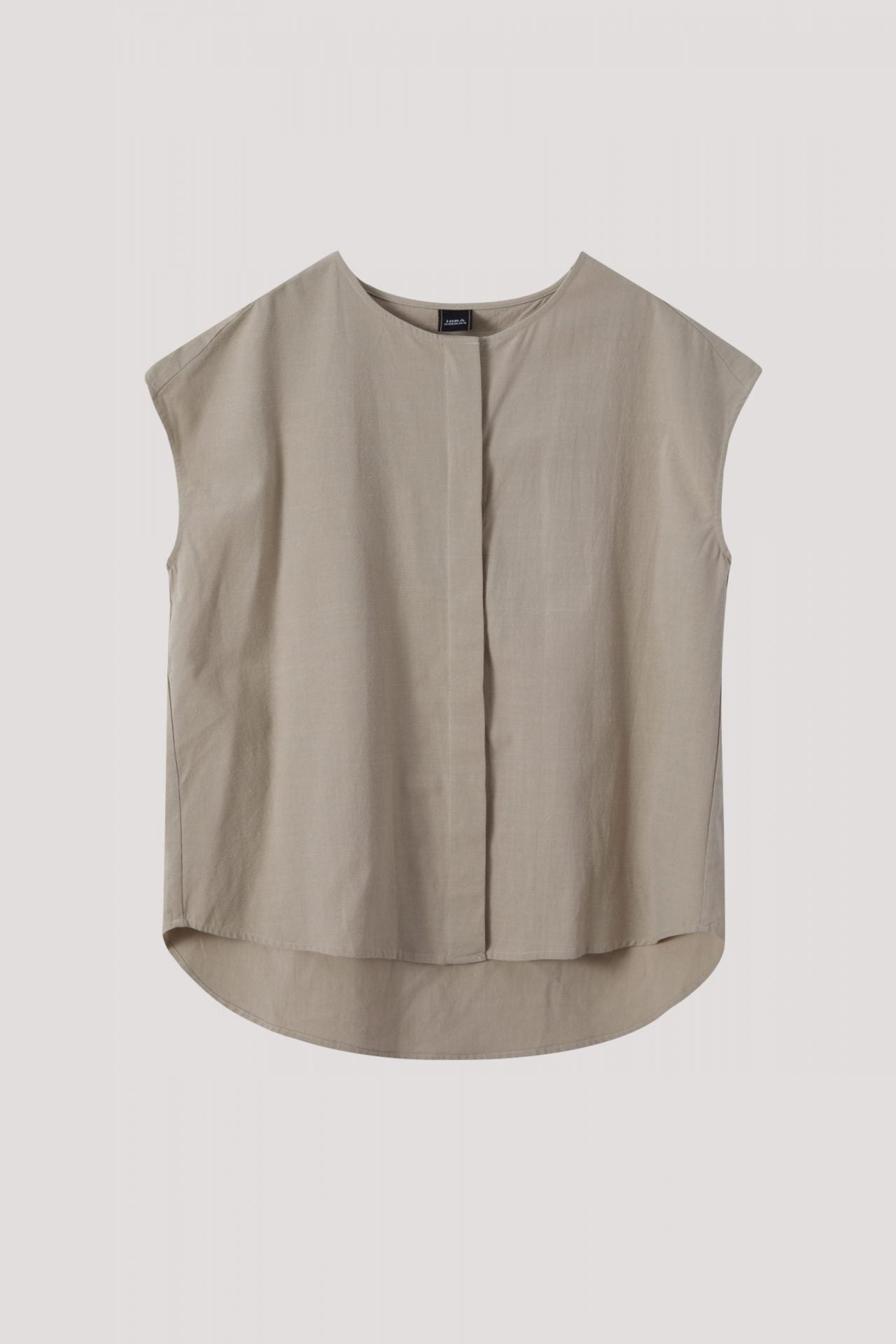 AB 9439 ROUND NECK BLOUSE BEIGE