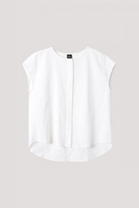 AB 9439 ROUND NECK BLOUSE CREAM