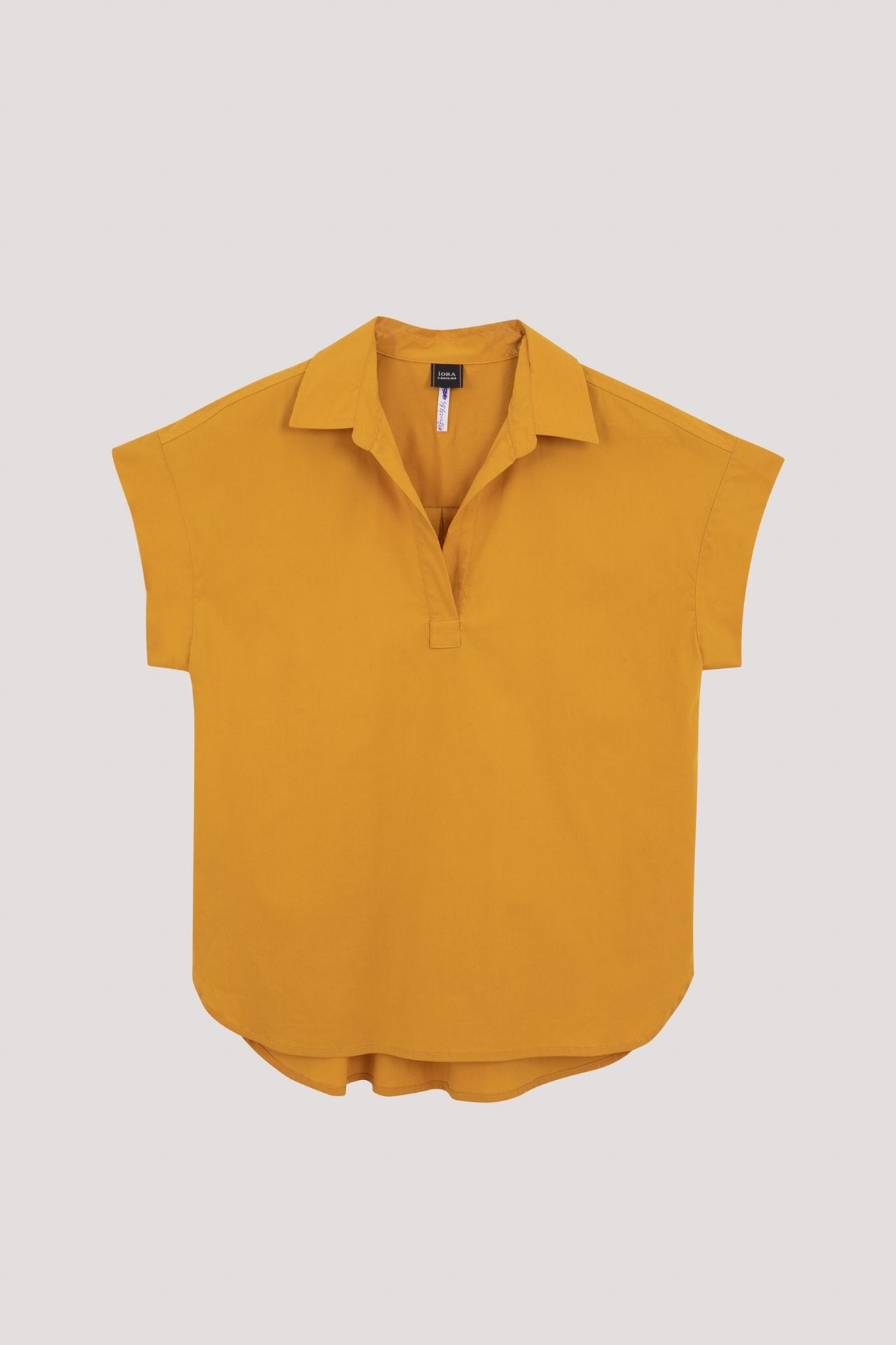 AB 9769 COLLARED BLOUSE MARIGOLD