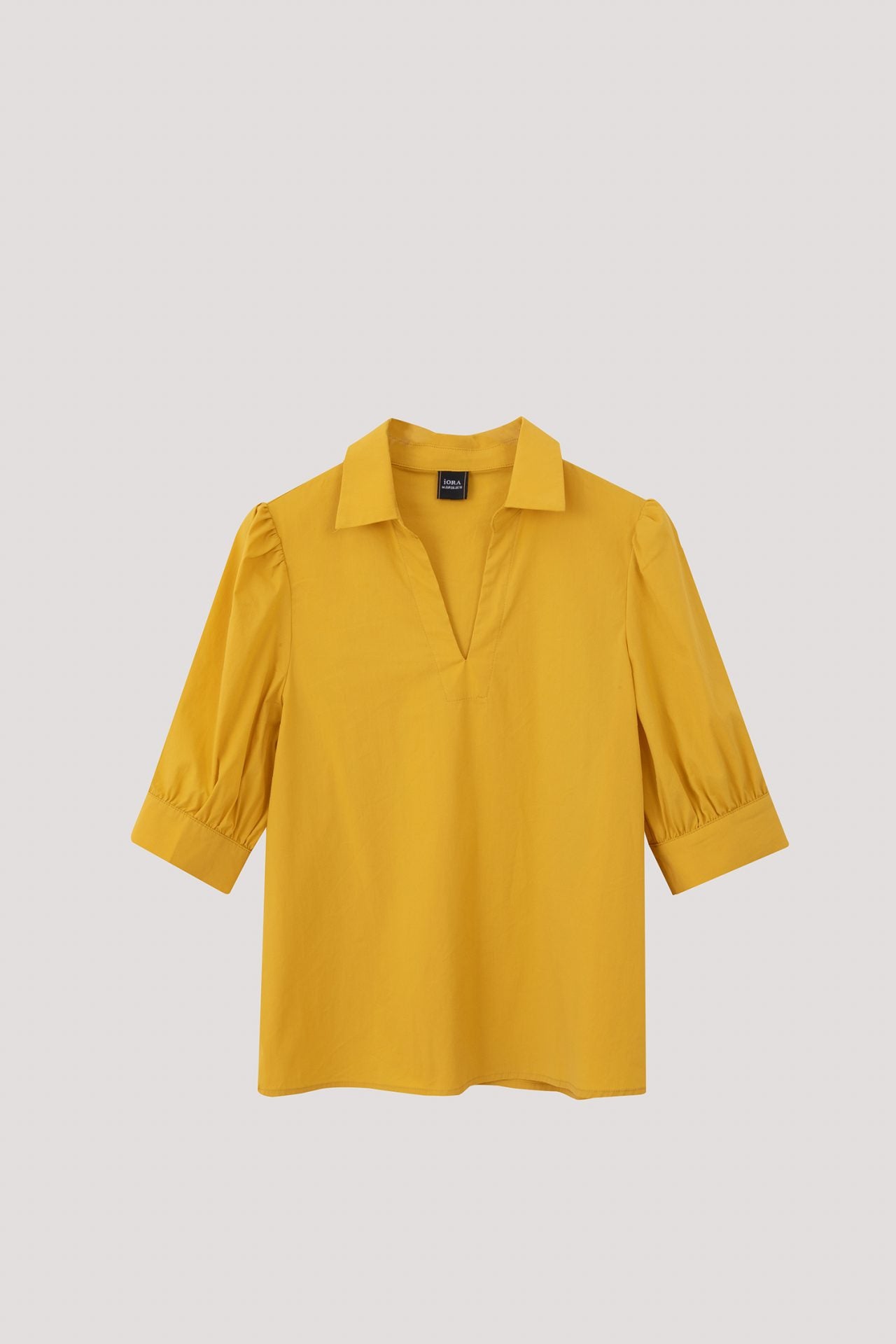 AB 9977 V NECK TOP MUSTARD