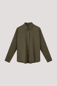 ABL 10667 LONG SLEEVE BUTTONDOWN SHIRT KHAKI GREEN