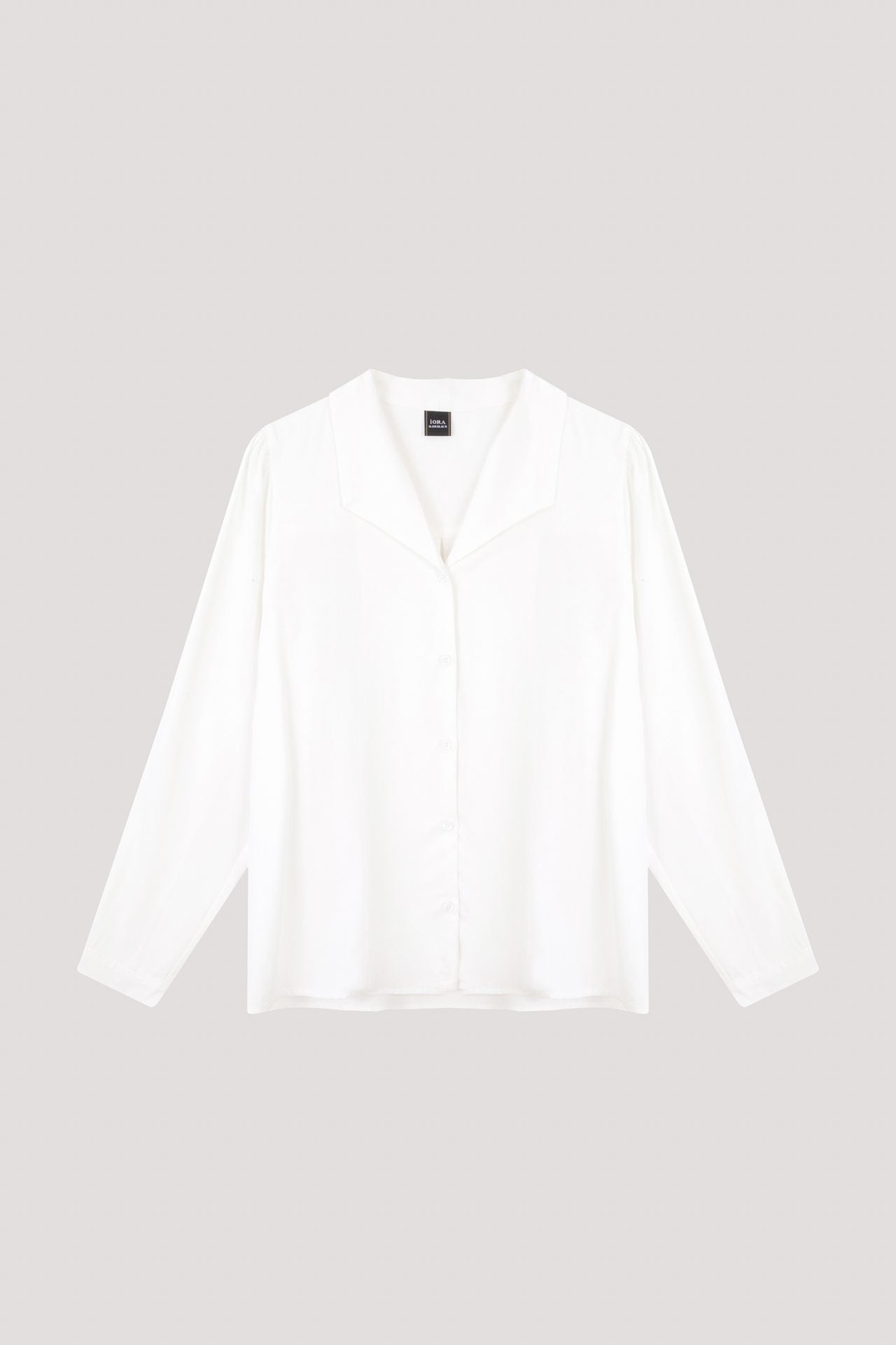 ABL 11423 V NECK LONG SLEEVE SHIRT CREAM