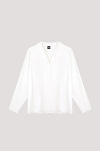 ABL 11423 V NECK LONG SLEEVE SHIRT CREAM