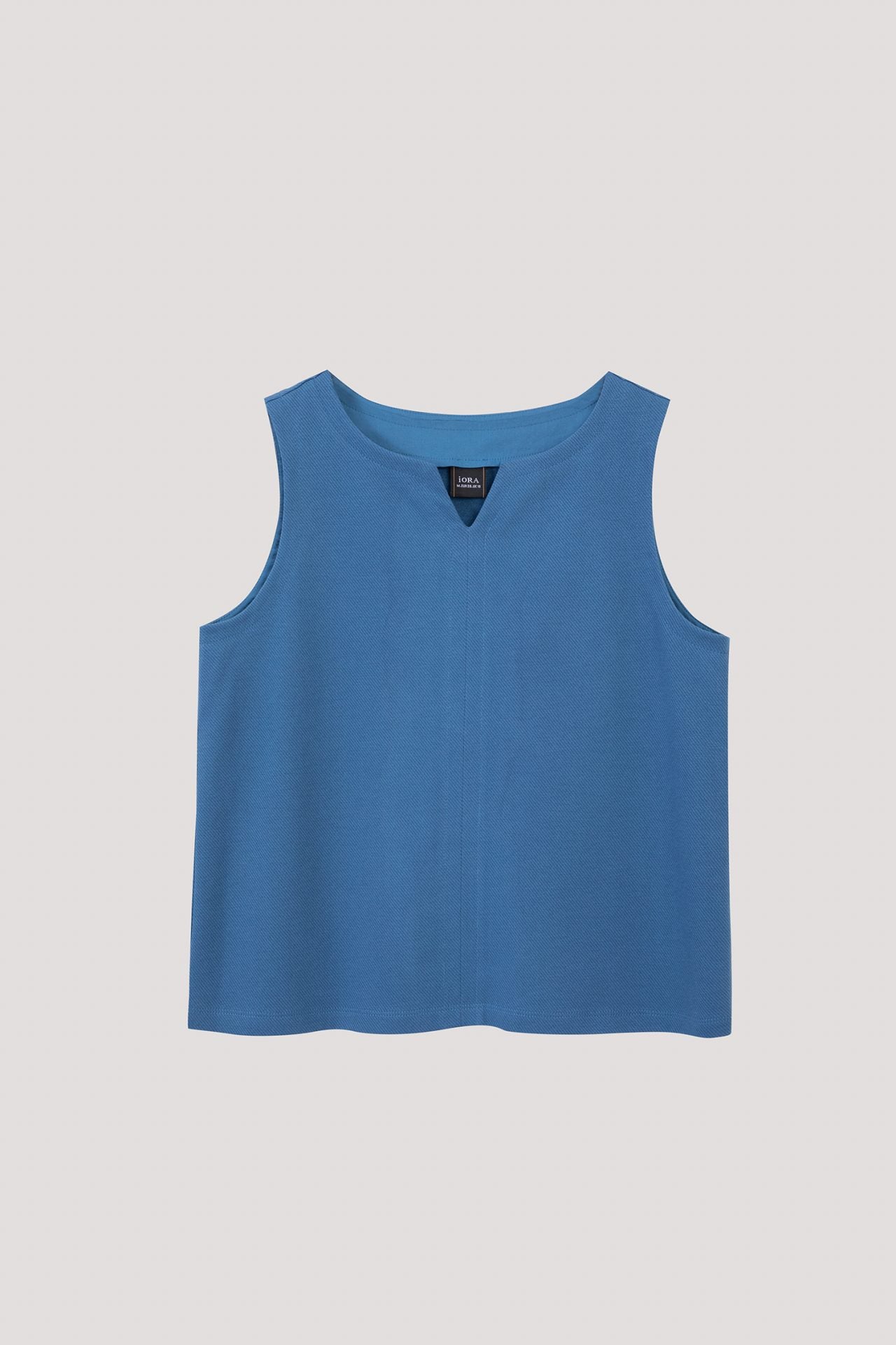 ABV 11365 SLEEVELESS TOP DENIM BLUE