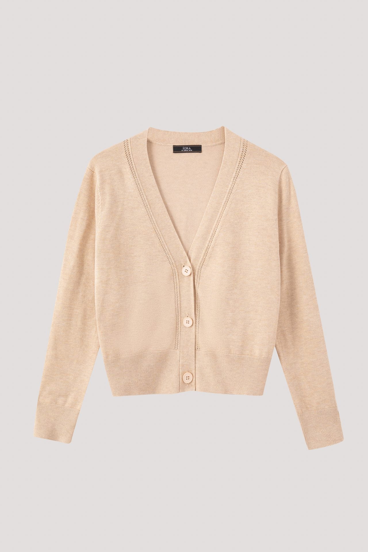 ACL 10346 KNIT CARDIGAN BEIGE