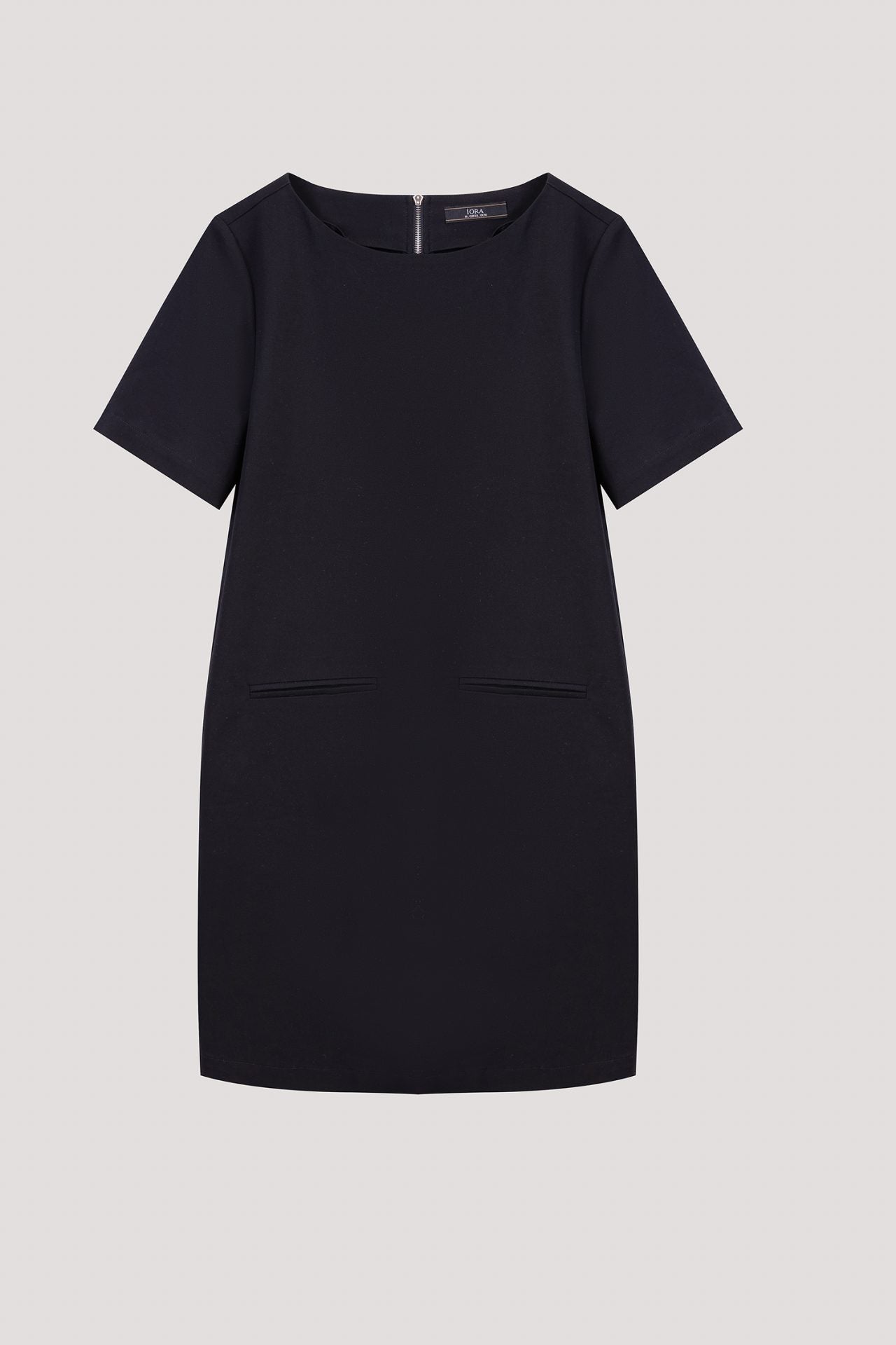 ADQ 10335 POCKET DRESS BLACK