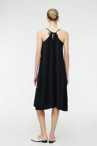 ADQ 10953 SLEEVELESS V NECK DRESS BLACK 2