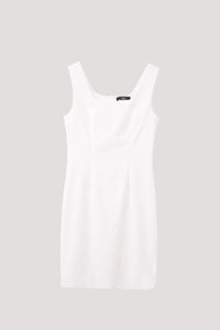 ADQ 11187 SLEEVELESS DRESS CREAM (1)