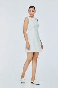 ADQ 11534 A-LINE DRESS CREAM
