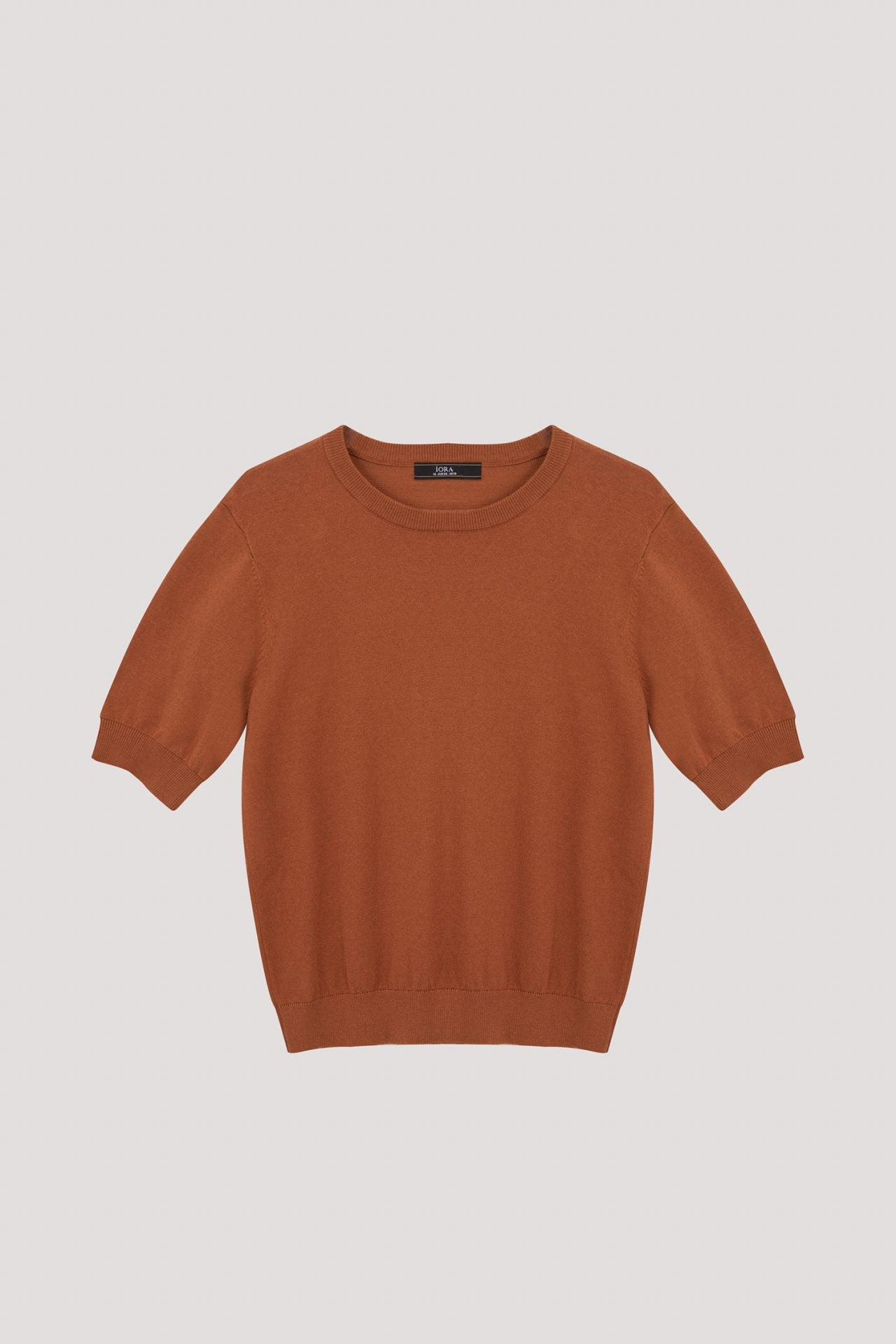 AK 10272 KNIT TOP CAMEL