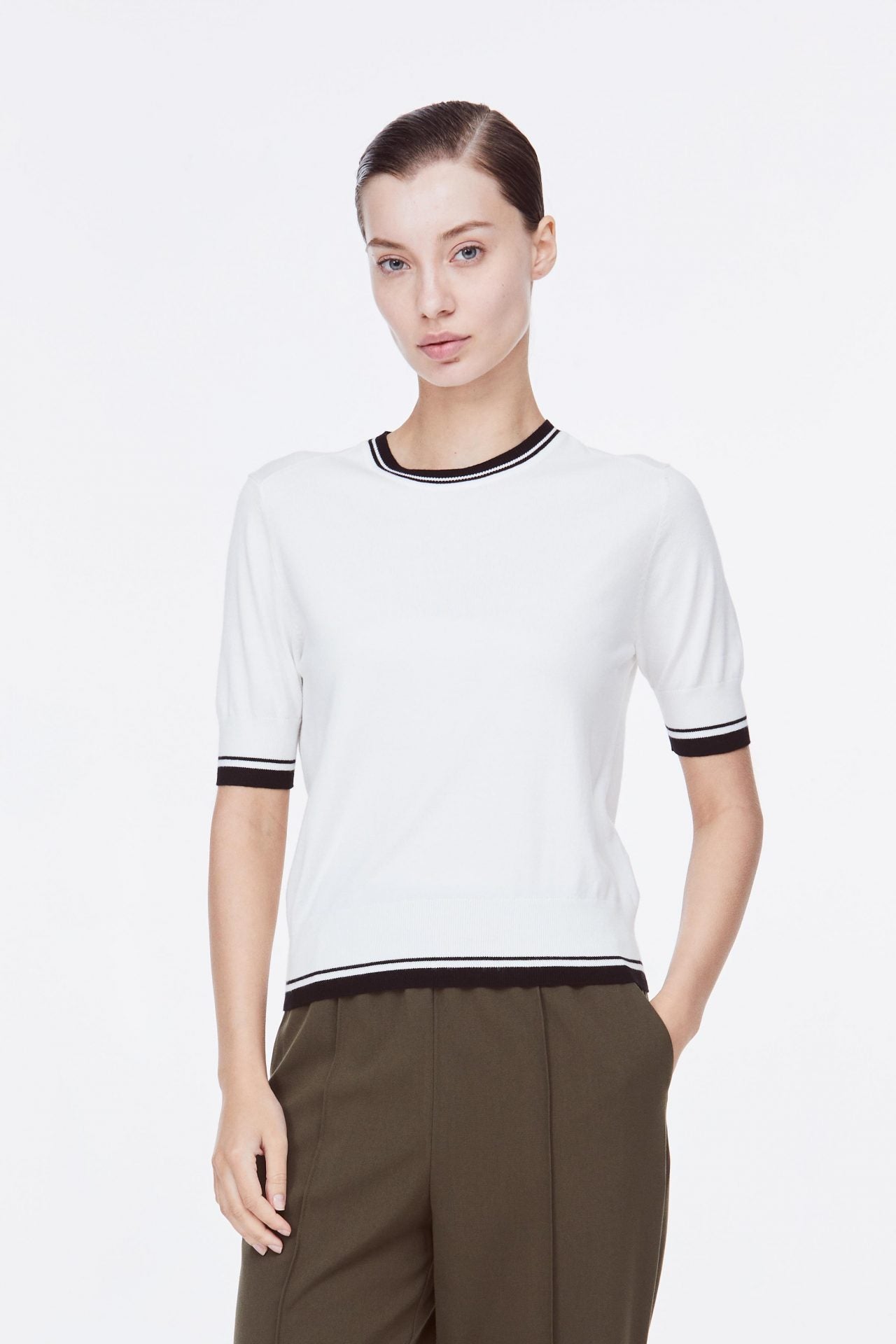 AK 10590 TSHIRT CREAM