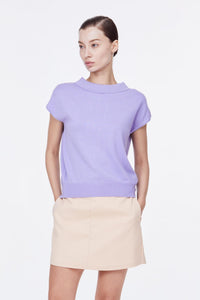 AK 9090 TSHIRT TOP LAVENDER
