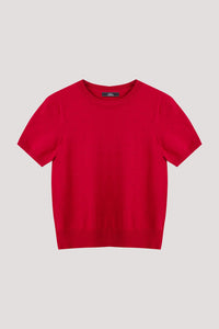 AK 9091 KNIT TOP RED