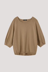 AKB 9646 KNIT TOP KHAKI