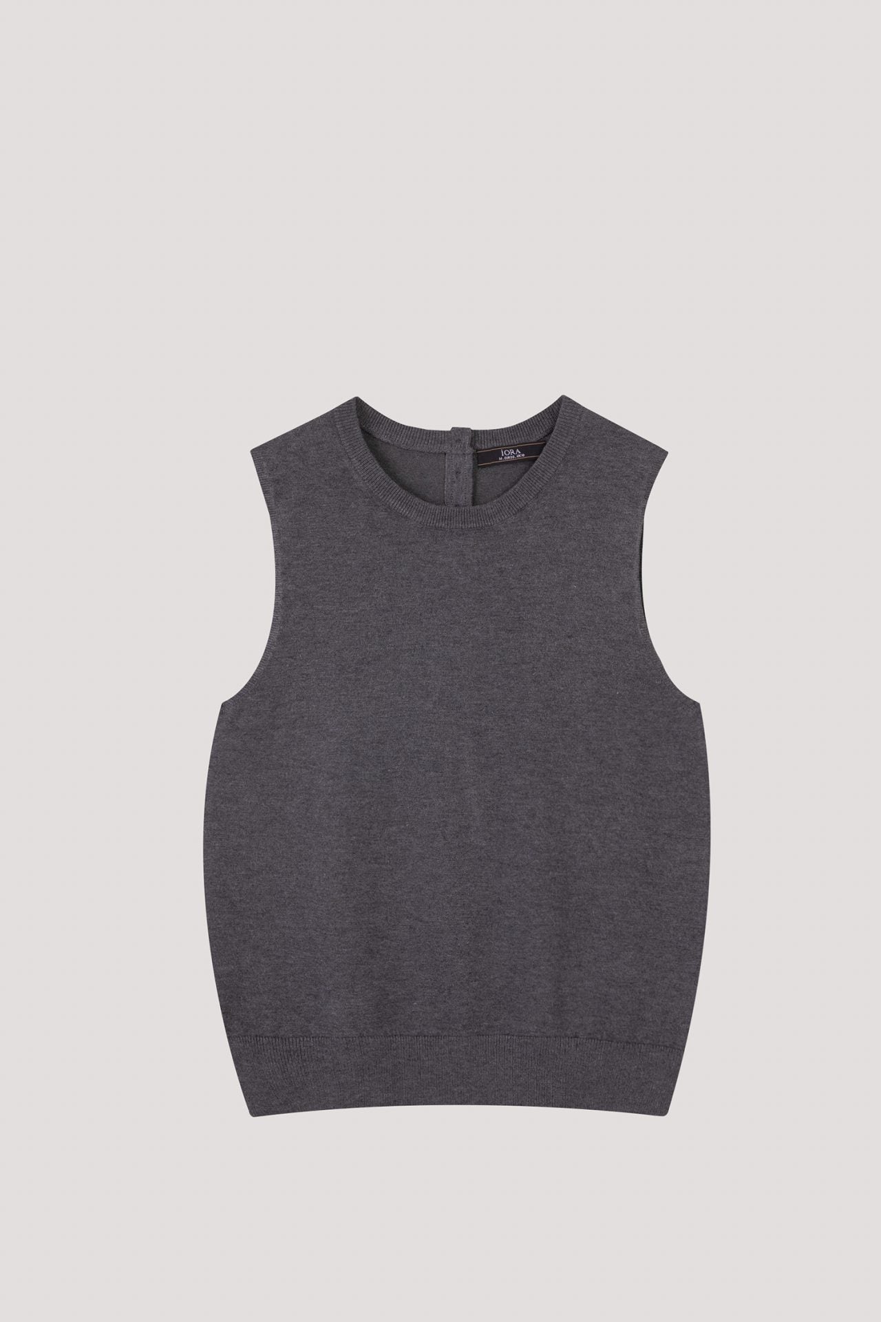 AKV 10689 KNIT TANK TOP HUE GREY