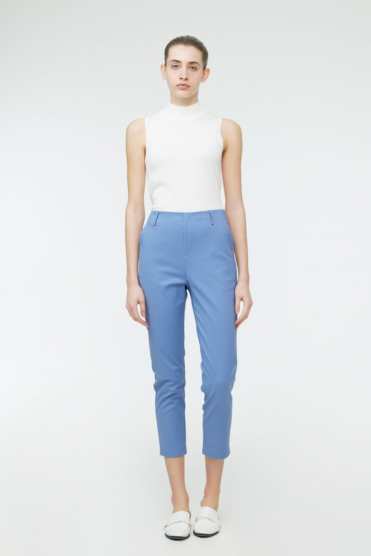 APL 10685 TAPERED PANTS DENIM BLUE