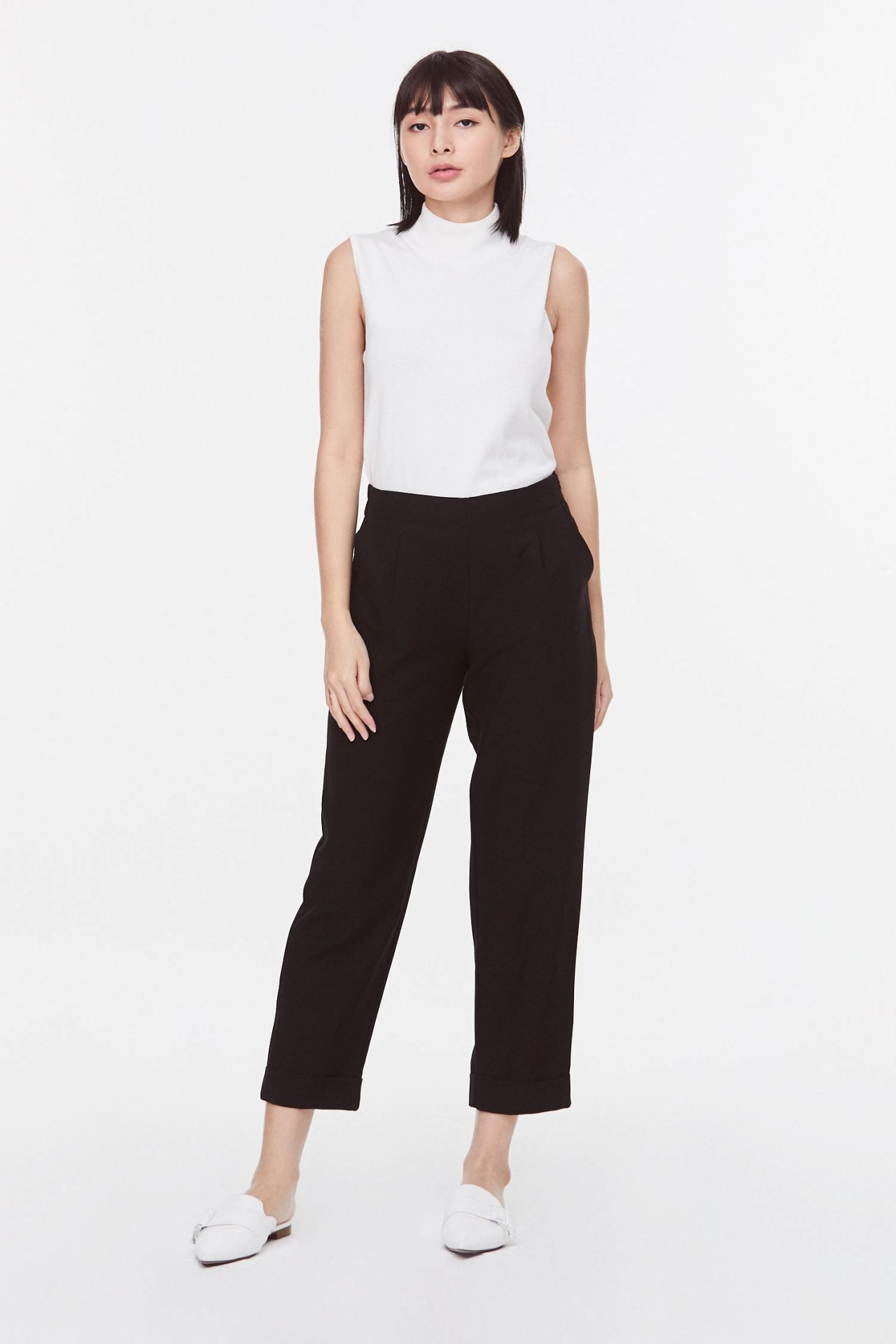 APL 9344 STRAIGHT LONG PANTS BLACK