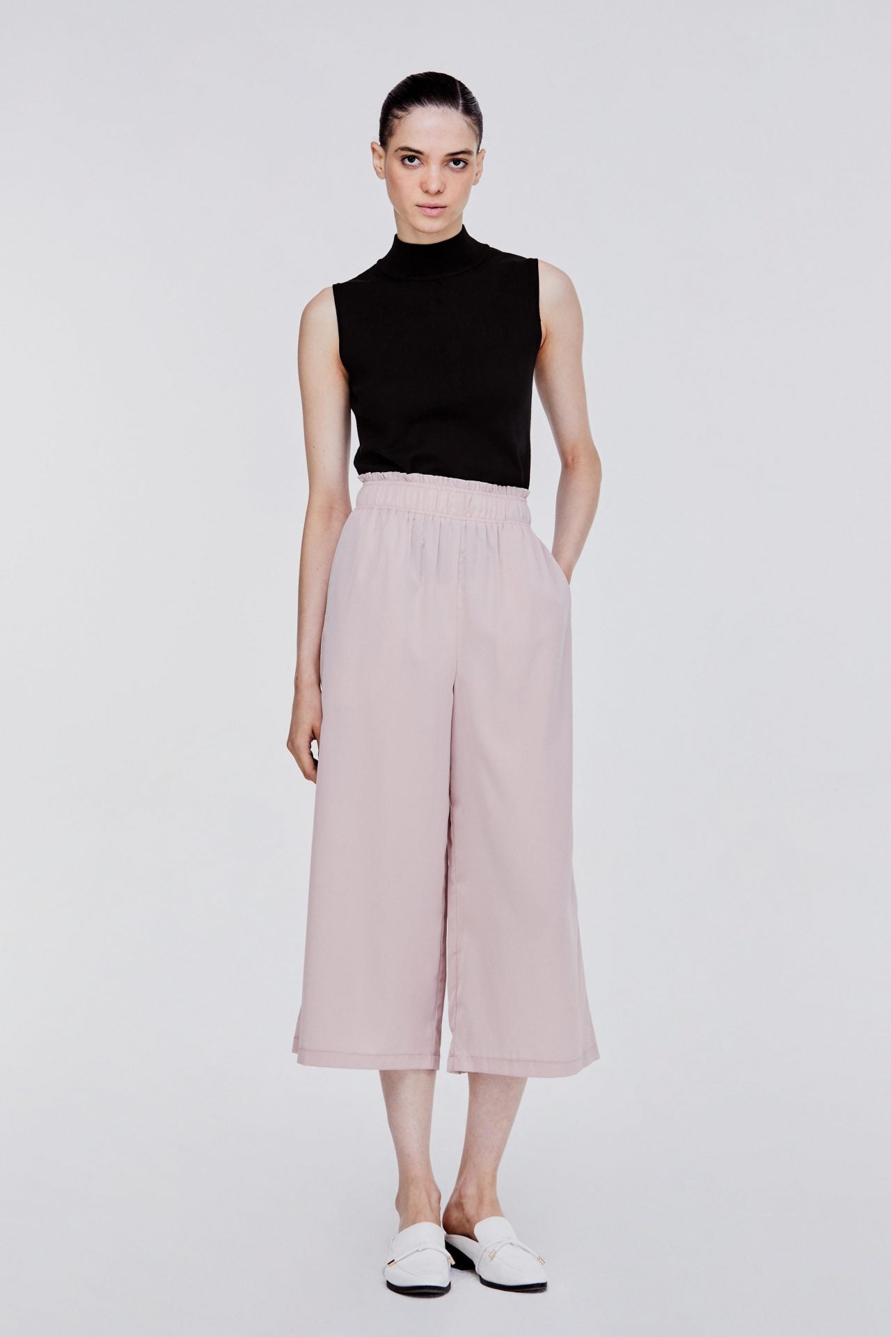 APL 9345 FLARED CULOTTES BLUSH