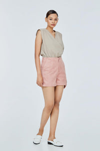 APS 10611 SUDETTE SHORTS DUST PINK