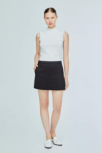 AS 11501 A-LINE MINI SKORT BLACK