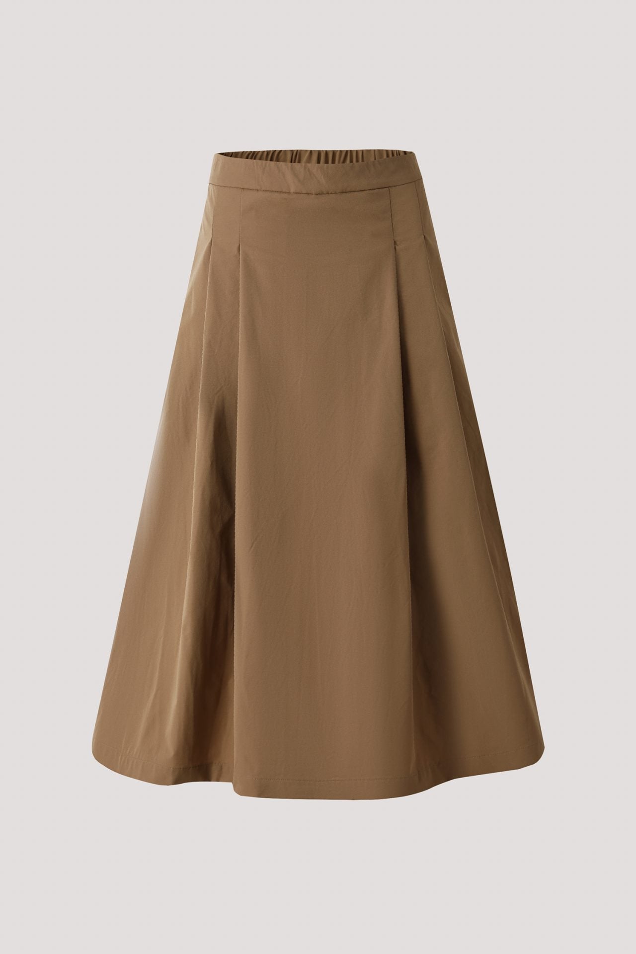 ASK 9018 MAXI SKIRT BROWN