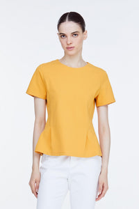 AT 10044 SHORT SLEEVE TOP MARIGOLD