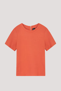 AT 10051 BASIC BOXY TOP DARK ORANGE