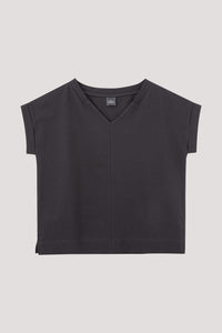 AT 10247 V-NECK TOP BLACK
