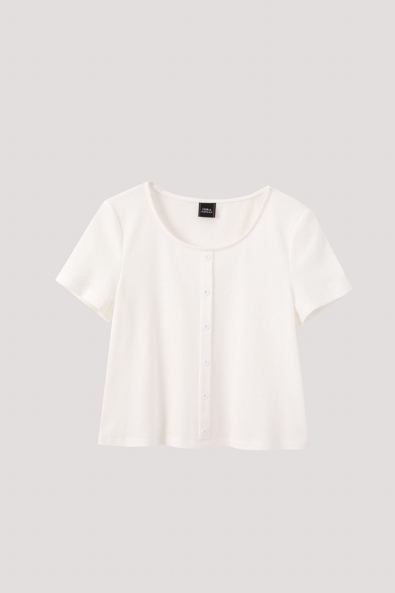 AT 10423 BUTTON BLOUSE CREAM