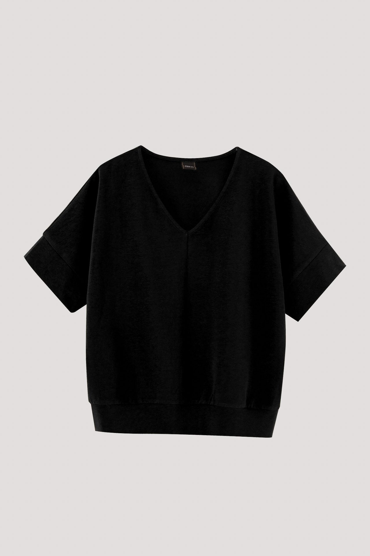 AT-10429-V-NECK-BLOUSE-BLACK