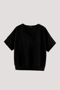 AT-10429-V-NECK-BLOUSE-BLACK