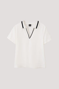 AT 10430 COLLARED BLOUSE CREAM