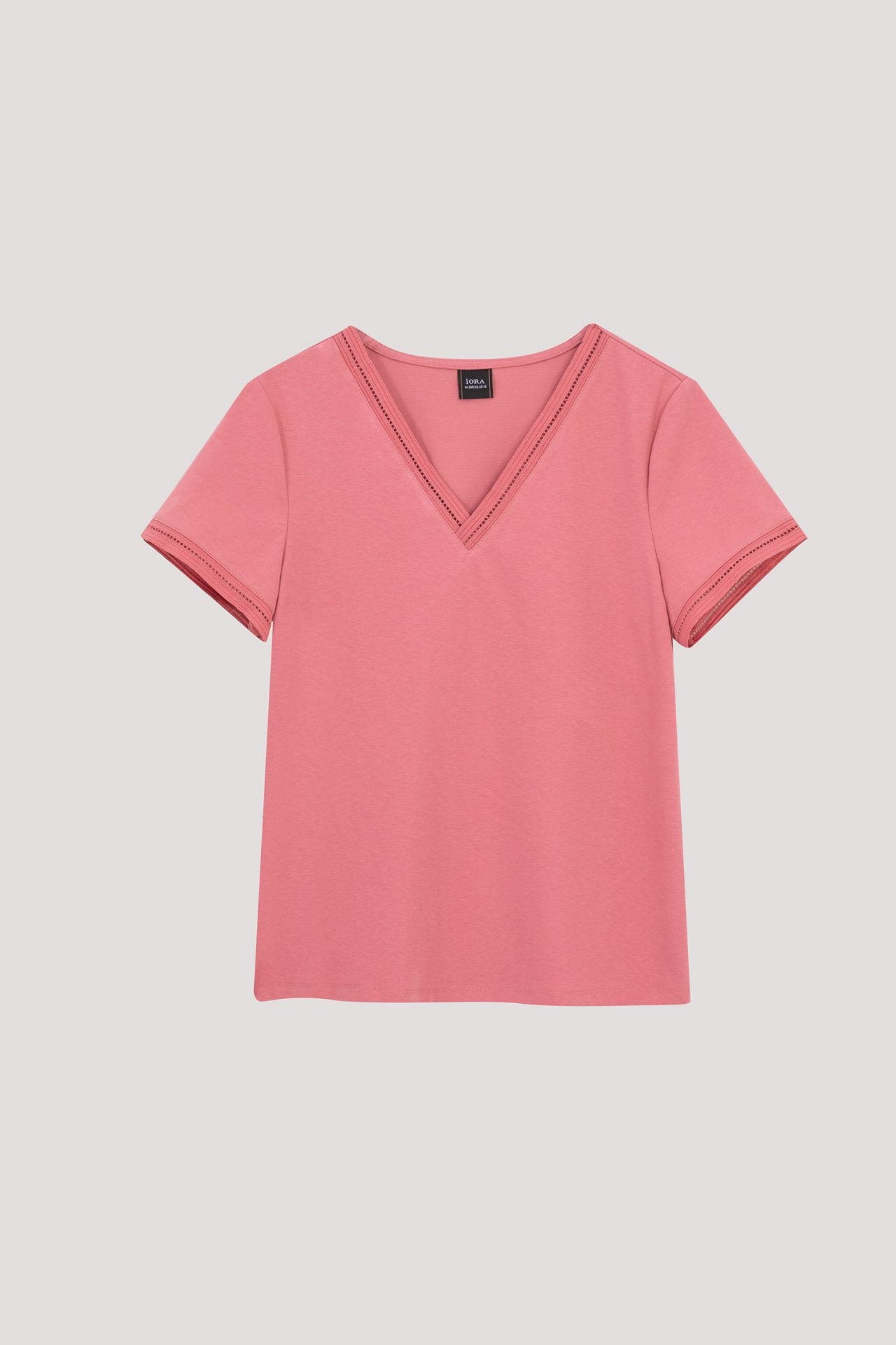 AT 10432 V-NECK BLOUSE DUST PINK