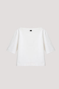 AT 10750 BOAT NECKLINE TOP CREAM