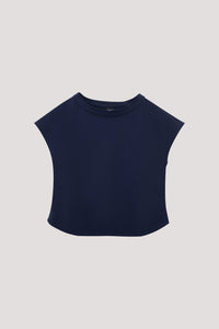 AT 10944 SHORT SLEEVE BLOUSE NAVY