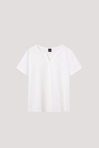 AT 10945 V-NECK TOP CREAM