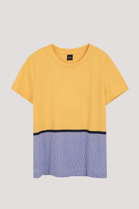 AT 6385 TRI COLOUR TOP YELLOW
