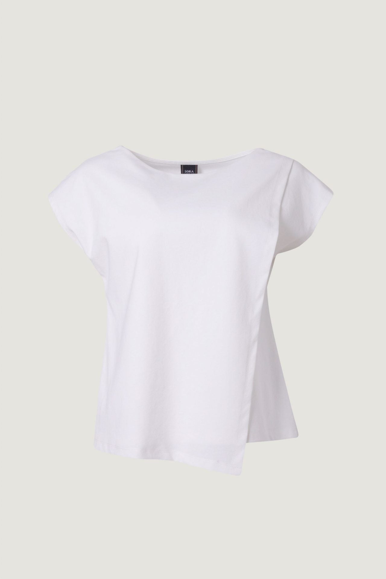 AT 7098 CREAM SLANT FABRIC DESIGN TOP