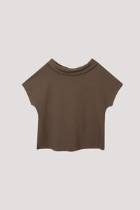 AT 7734 TURNED DOWN COLLAR BLOUSE KHAKI GREEN