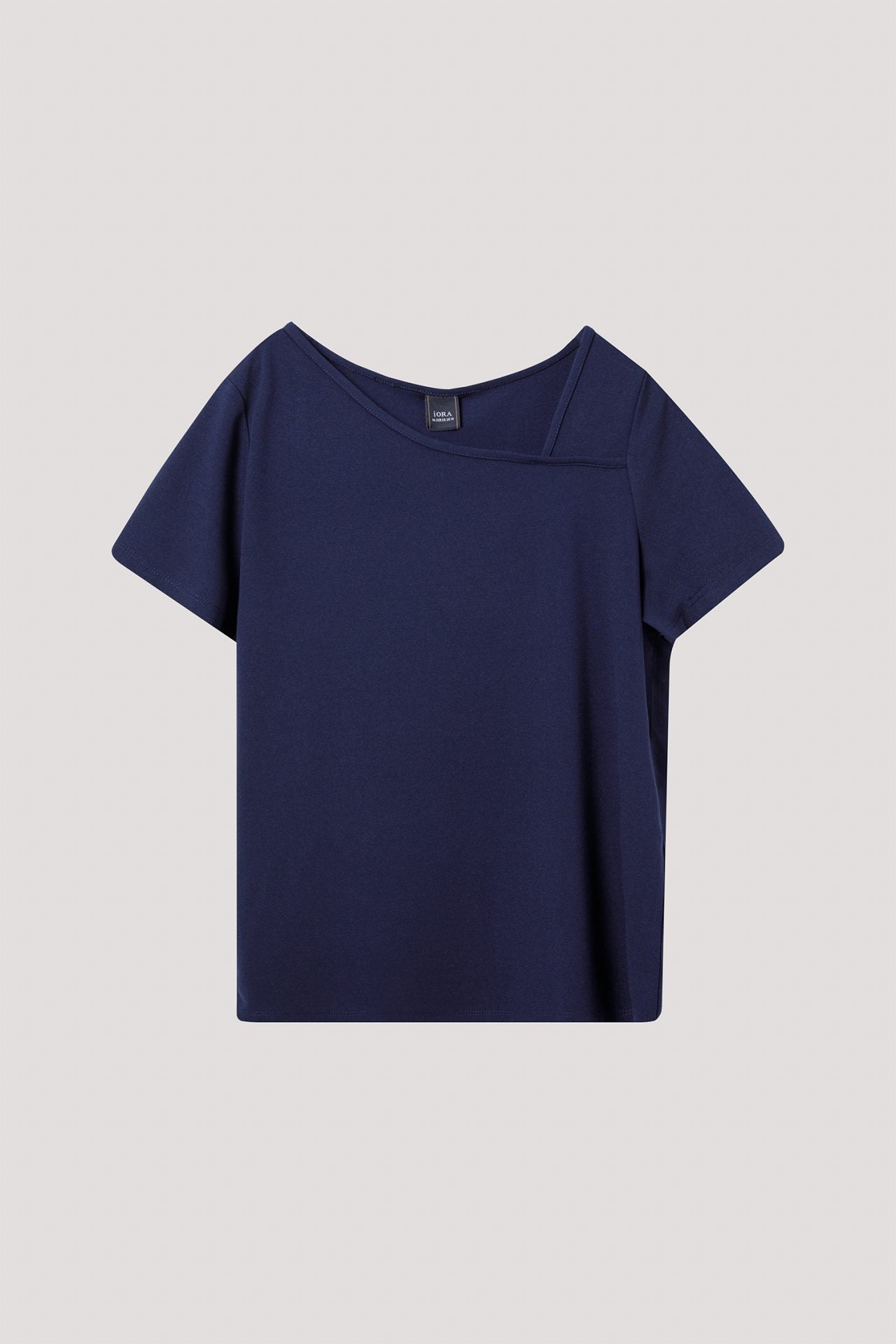 AT 8574 LEFT NECKLINE TOP NAVY